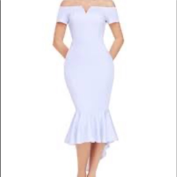 Made2envy Dresses & Skirts - Mermaid versatile shoulder white midi